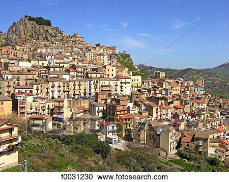 Italy, Sicily, Nicosia, general view View Large Photo Image Stock Image - Italy, Sicily, Nicosia, general view. Fotosearch