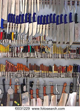 Italy, Sicily, Sperlinga, knifes at sale View Large Photo Image Stock Photo - Italy, Sicily, Sperlinga, knifes at sale. Fotosearch