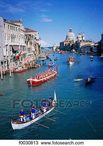 Italy, Venice, Grand canal, the regata storica View Large Photo Image Stock Image - Italy, Venice, Grand canal, the regata storica. Fotosearch