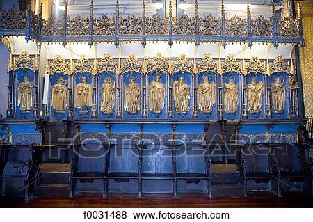 Stock Photo - Portugal, Madeira, Funchal, cathedral, inside. Fotosearch