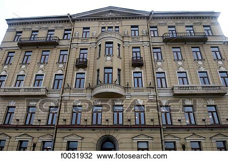 Stock Image - Russia, St Petersburg, building.. Fotosearch