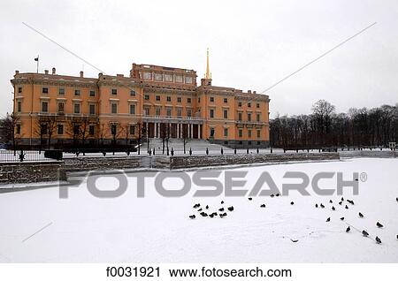 Russia, St Petersburg, Mikhailovsky castle. View Large Photo Image Stock Image - Russia, St Petersburg, Mikhailovsky castle.. Fotosearch