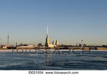 Picture - Russia, St Petersburg, Peter and Paul Fortress.. Fotosearch