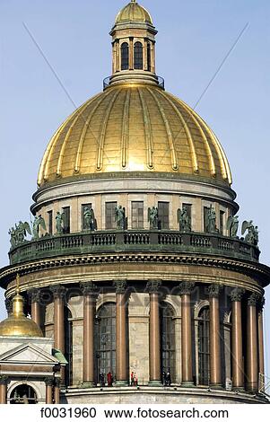 Stock Image - Russia, St Petersburg, Saint Isaac cathedral.. Fotosearch