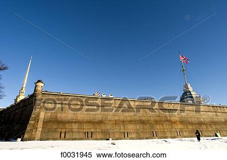 Stock Photography - Russia, St Petersburg, the Peter and Paul fortress.. Fotosearch
