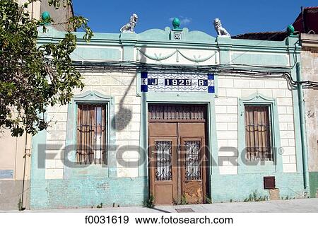 Spain, Valencia, Cabanal district, fishermen's house View Large Photo Image Stock Photo - Spain, Valencia, Cabanal district, fishermen's house. Fotosearch