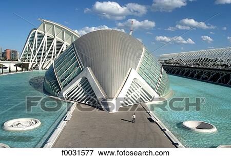 Spain, Valencia, city of arts and sciences, Hemisferic and science museum Principe Felipe View Large Photo Image Stock Photo - Spain, Valencia, city of arts and sciences, Hemisferic and science museum Principe Felipe. Fotosearch