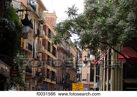 Spain, Valencia, facades View Large Photo Image Stock Photograph - Spain, Valencia, facades. Fotosearch