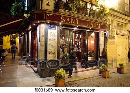 Spain, Valencia, medieval district by night View Large Photo Image Stock Photo - Spain, Valencia, medieval district by night. Fotosearch