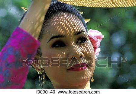 Thailand, Bangkok, Vimanmek palace, portrait of a dancer View Large Photo Image Stock Image - Thailand, Bangkok, Vimanmek palace, portrait of a dancer. Fotosearch