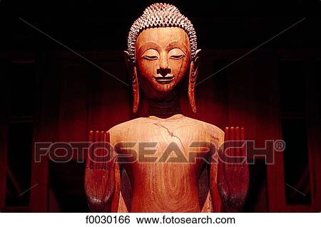 Thailand, Phuket island, Buddha wooden statue View Large Photo Image Stock Photograph - Thailand, Phuket island, Buddha wooden statue. Fotosearch