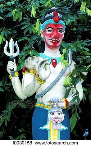 Thailand, Phuket island, statue of indian mythology inspiration in a temple View Large Photo Image Stock Photo - Thailand, Phuket island, statue of indian mythology inspiration in a temple. Fotosearch