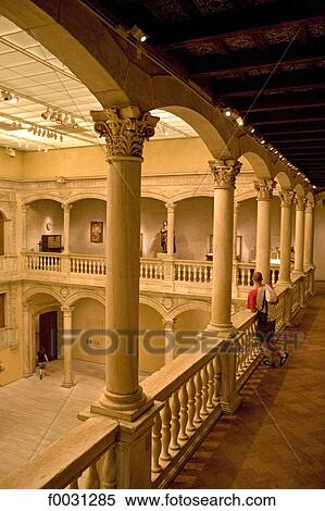 Stock Photography - United States, New York, Manhattan, Metropolitan museum, indoor architecture. Fotosearch