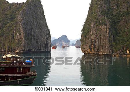 Vietnam, Halong bay. View Large Photo Image Stock Image - Vietnam, Halong bay.. Fotosearch