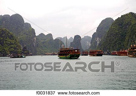 Vietnam, Halong bay. View Large Photo Image Stock Photo - Vietnam, Halong bay.. Fotosearch