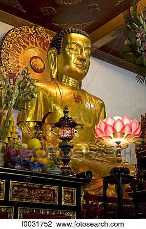 Vietnam, Ho Chi Minh city, Giac pagoda, Buddha statue. View Large Photo Image Stock Image - Vietnam, Ho Chi Minh city, Giac pagoda, Buddha statue.. Fotosearch