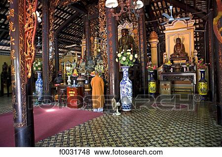 Stock Photo - Vietnam, Ho Chi Minh city, Giac pagoda.. Fotosearch