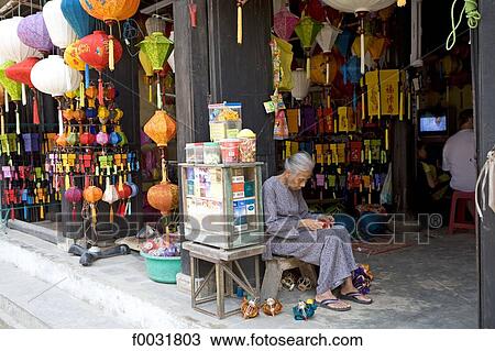 Vietnam, Hoi An, lanterns shop. View Large Photo Image Stock Image - Vietnam, Hoi An, lanterns shop.. Fotosearch