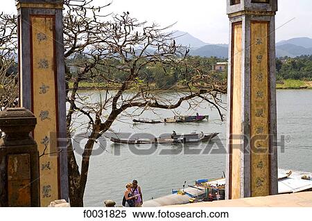Stock Photography - Vietnam, Hue, Imperial city, Perfume river.. Fotosearch