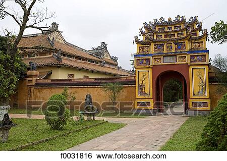 Vietnam, Hue, Imperial city. View Large Photo Image Stock Photograph - Vietnam, Hue, Imperial city.. Fotosearch