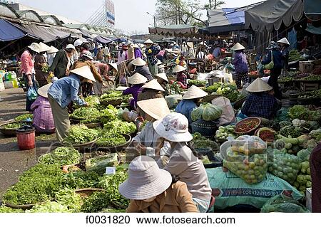 Vietnam, Hue, market, vegetables for sale. View Large Photo Image Stock Image - Vietnam, Hue, market, vegetables for sale.. Fotosearch