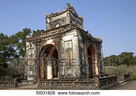 Vietnam, Hue, mausoluem. View Large Photo Image Stock Photo - Vietnam, Hue, mausoluem.. Fotosearch