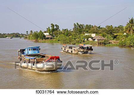 Vietnam, Mekong delta. View Large Photo Image Picture - Vietnam, Mekong delta.. Fotosearch