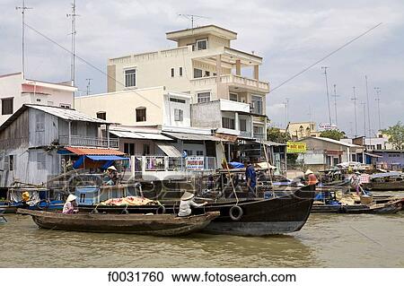 Stock Image - Vietnam, Mekong delta.. Fotosearch