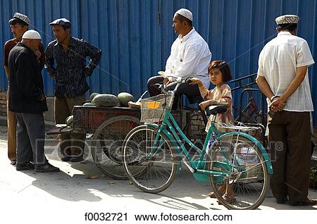 China, Xinjiang, Kashgar, bazaar of the old city View Large Photo Image Stock Image - China, Xinjiang, Kashgar, bazaar of the old city. Fotosearch