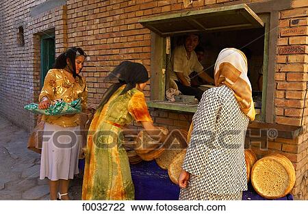 China, Xinjiang, Kashgar, bazaar of the old city View Large Photo Image Stock Image - China, Xinjiang, Kashgar, bazaar of the old city. Fotosearch