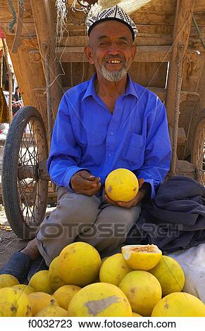 China, Xinjiang, Kashgar, bazaar of the old city View Large Photo Image Stock Image - China, Xinjiang, Kashgar, bazaar of the old city. Fotosearch