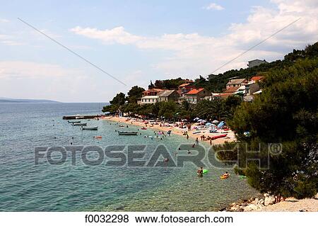 Croatia, Dalmatia, Makarska, Bratus. View Large Photo Image Stock Photo - Croatia, Dalmatia, Makarska, Bratus.. Fotosearch