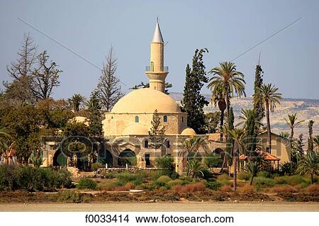 Cyprus, Larnaca, Hala Sultan Tekke View Large Photo Image Picture - Cyprus, Larnaca, Hala Sultan Tekke. Fotosearch