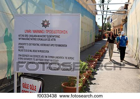 Cyprus, Nicosia, city split into two entities, at the border View Large Photo Image Stock Photo - Cyprus, Nicosia, city split into two entities, at the border. Fotosearch