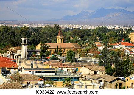 Cyprus, Nicosia, general view View Large Photo Image Stock Image - Cyprus, Nicosia, general view. Fotosearch