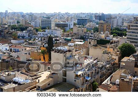 Cyprus, Nicosia, general view View Large Photo Image Stock Photograph - Cyprus, Nicosia, general view. Fotosearch