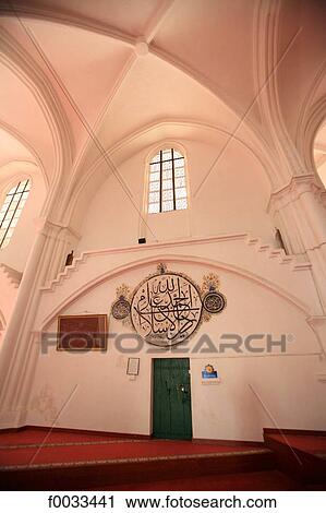 Stock Image - Cyprus, Nicosia, inside the mosque of Selim. Fotosearch