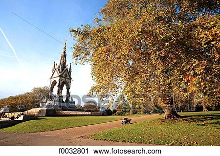Stock Image - England, London, Albert Memorial. Fotosearch