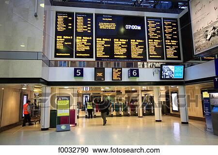 Stock Image - England, London, Charing cross station. Fotosearch