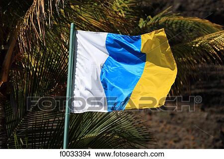 Picture - flag: Canary islands. Fotosearch