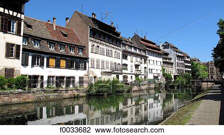 Stock Image - France, Alsace, Strasbourg, the Little France. Fotosearch