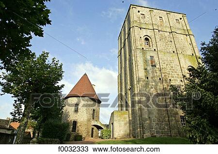 France, Auvergne, Huriel, donjon View Large Photo Image Stock Image - France, Auvergne, Huriel, donjon. Fotosearch