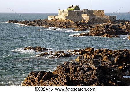 France, Brittany, Saint Malo, national fort View Large Photo Image Stock Photography - France, Brittany, Saint Malo, national fort. Fotosearch