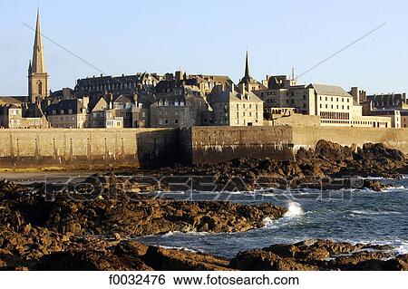 France, Brittany, Saint Malo View Large Photo Image Stock Photograph - France, Brittany, Saint Malo. Fotosearch