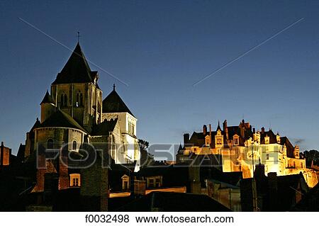 France, Centre, Saint Aignan, the castle View Large Photo Image Stock Photo - France, Centre, Saint Aignan, the castle. Fotosearch