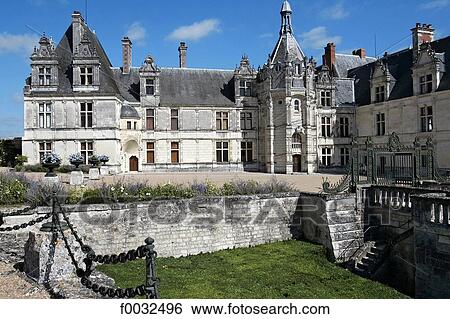 France, Centre, Saint Aignan, the castle View Large Photo Image Stock Photograph - France, Centre, Saint Aignan, the castle. Fotosearch