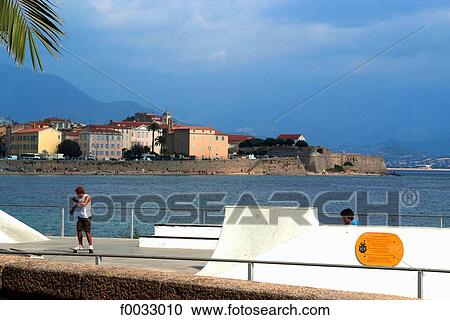 Stock Image - France, Corsica, Ajaccio. Fotosearch