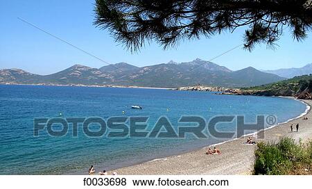 France, Corsica, beach of Galeria View Large Photo Image Stock Photo - France, Corsica, beach of Galeria. Fotosearch
