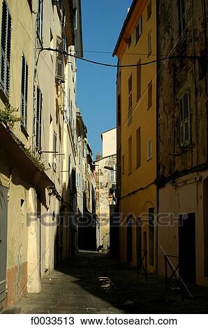 France, Corsica, Bonifacio, street View Large Photo Image Stock Image - France, Corsica, Bonifacio, street. Fotosearch