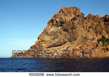 France, Corsica, gulf of Porto, Girolata. View Large Photo Image Stock Photograph - France, Corsica, gulf of Porto, Girolata.. Fotosearch
